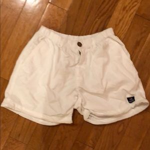 Chubbies white shorts M